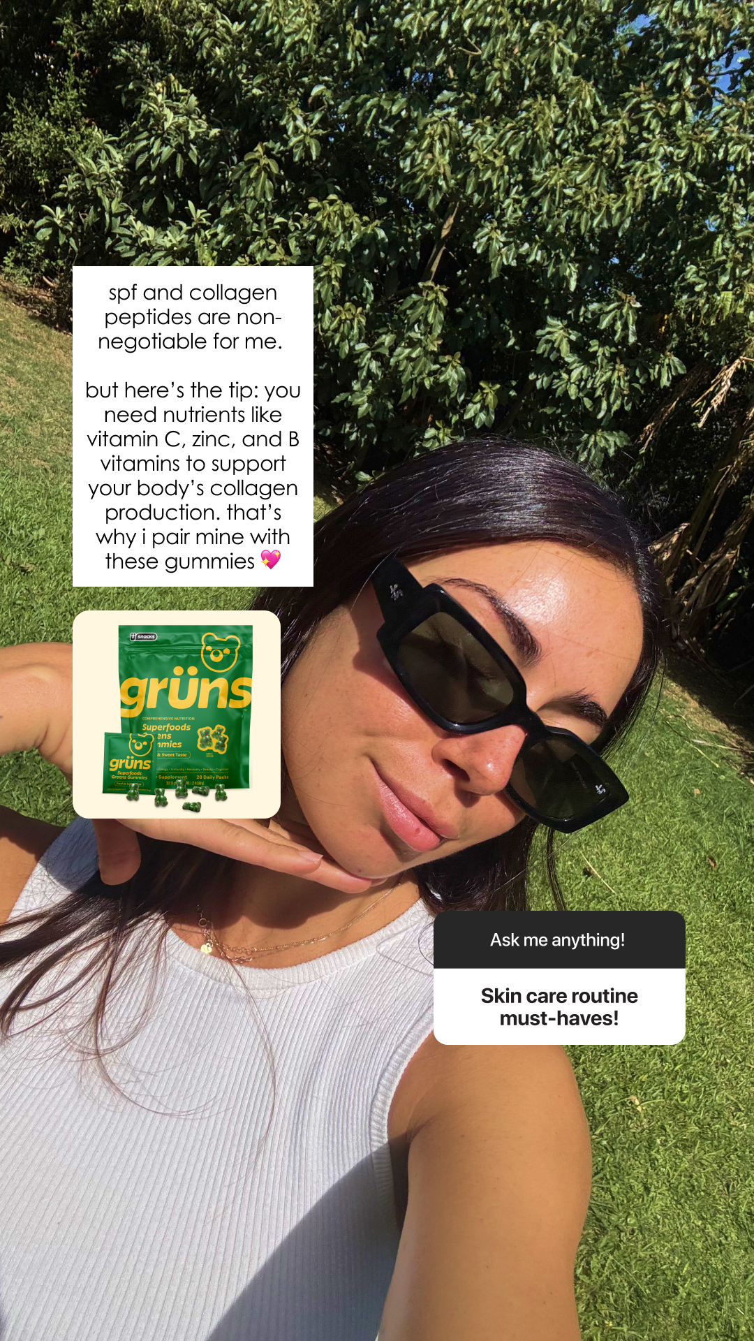 Grüns Facebook ad
