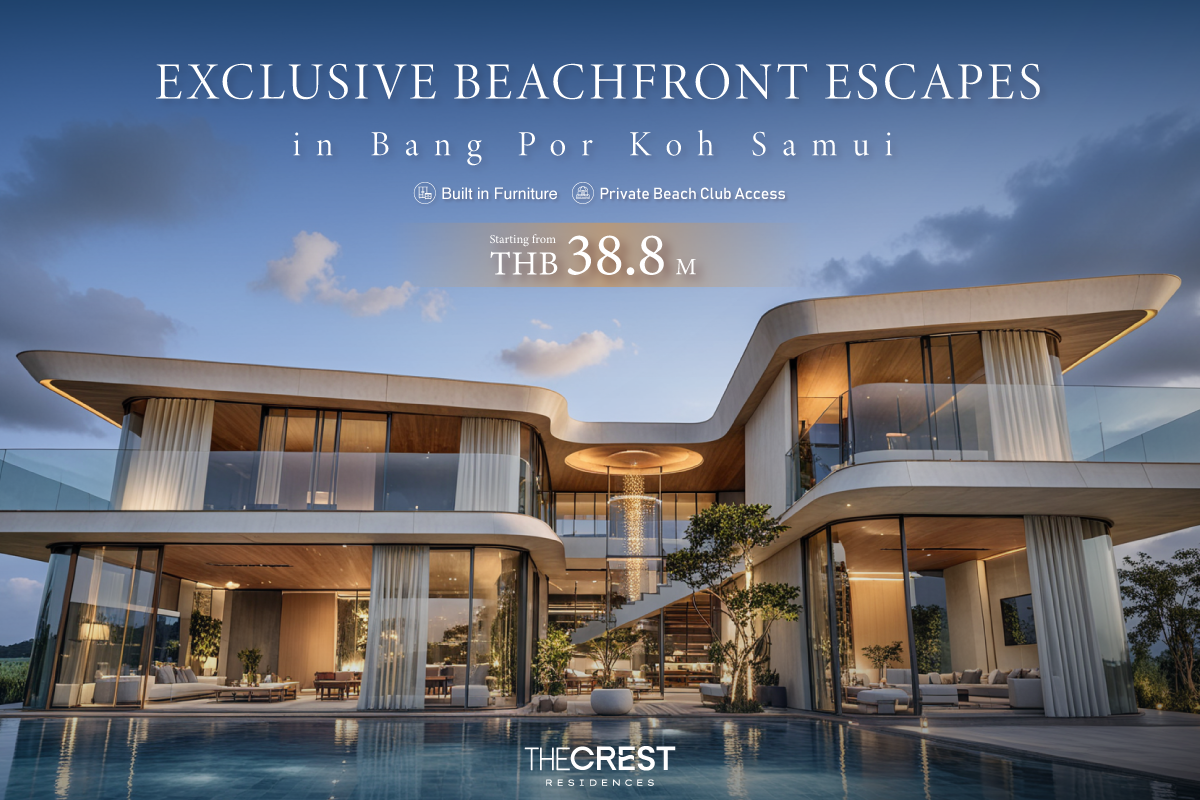 The Crest Samui Luxury Pool Villas Facebook ad