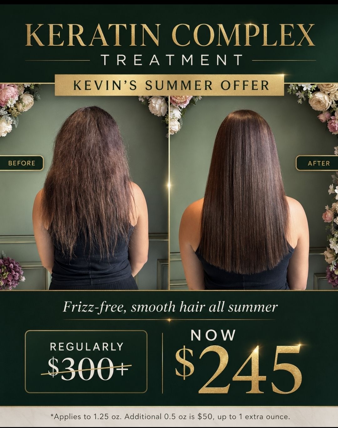Urban Hair Studio Facebook ad: Smooth hair, meet your summer plans!