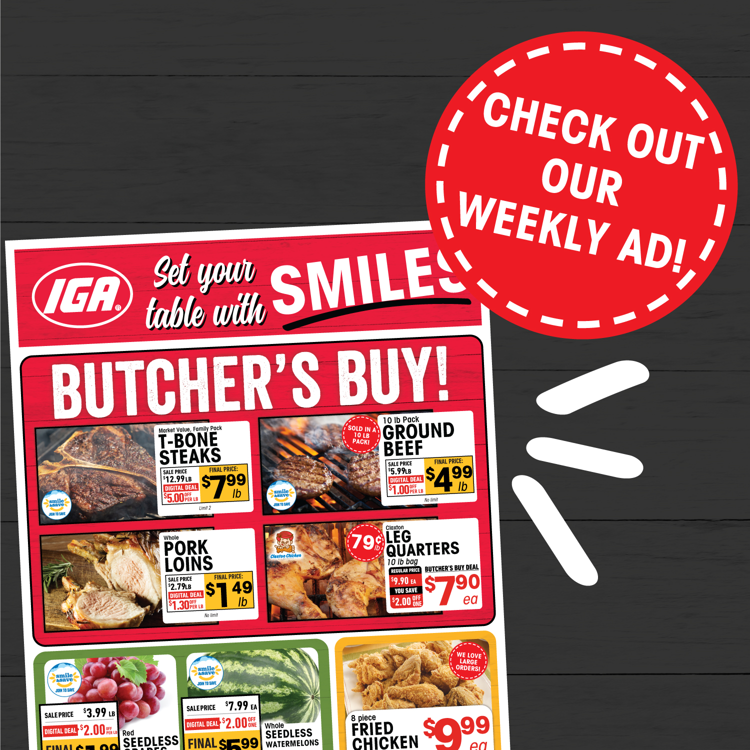 IGA Food Stores - Southeast Facebook ad