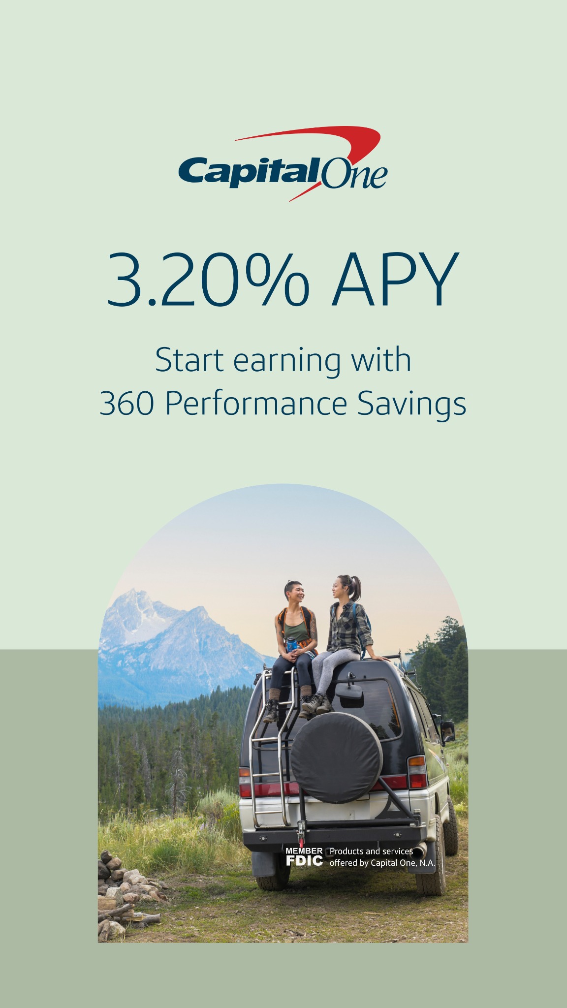 Capital One Facebook ad