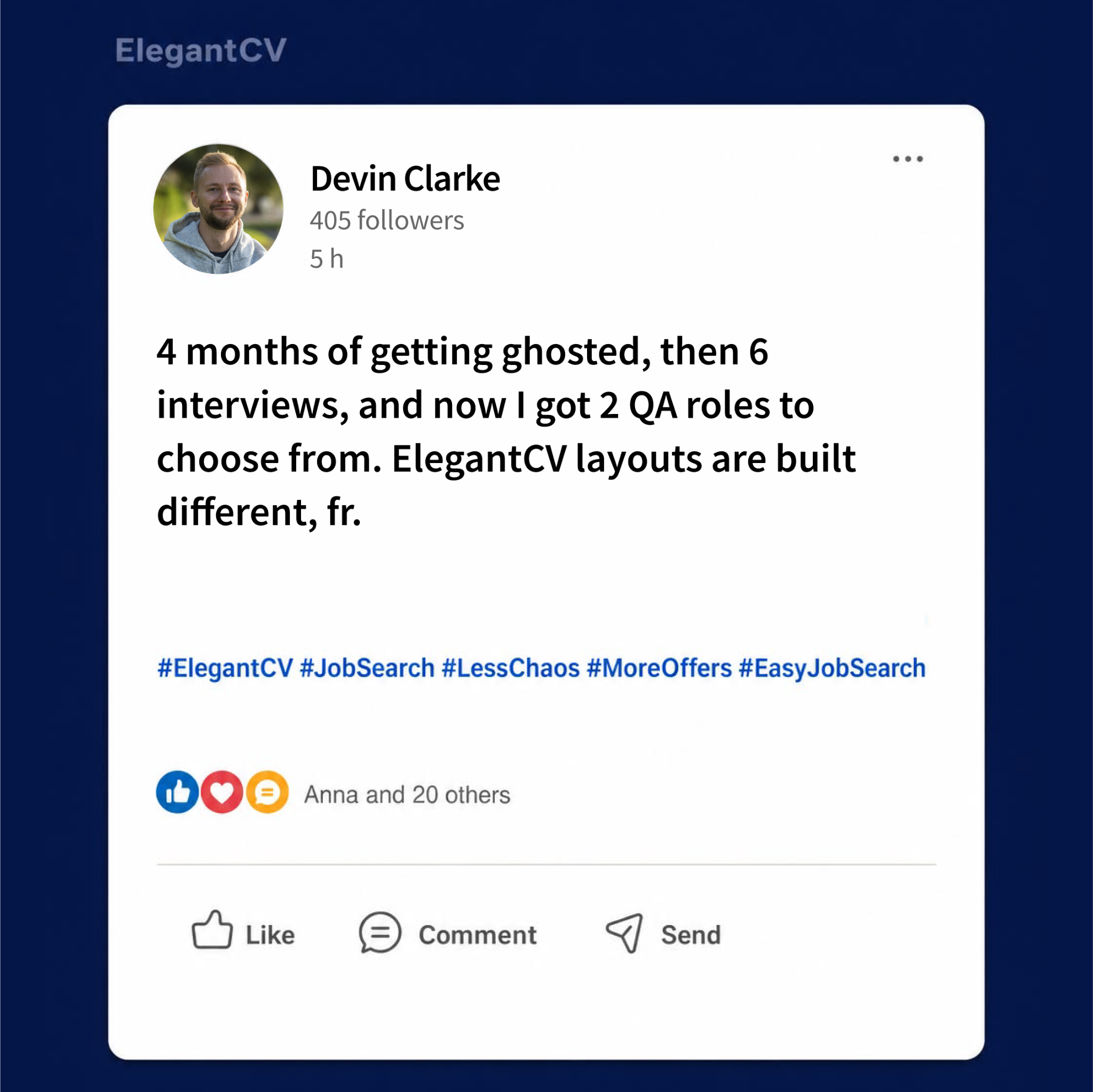 Adam Burke Career Coach Facebook ad