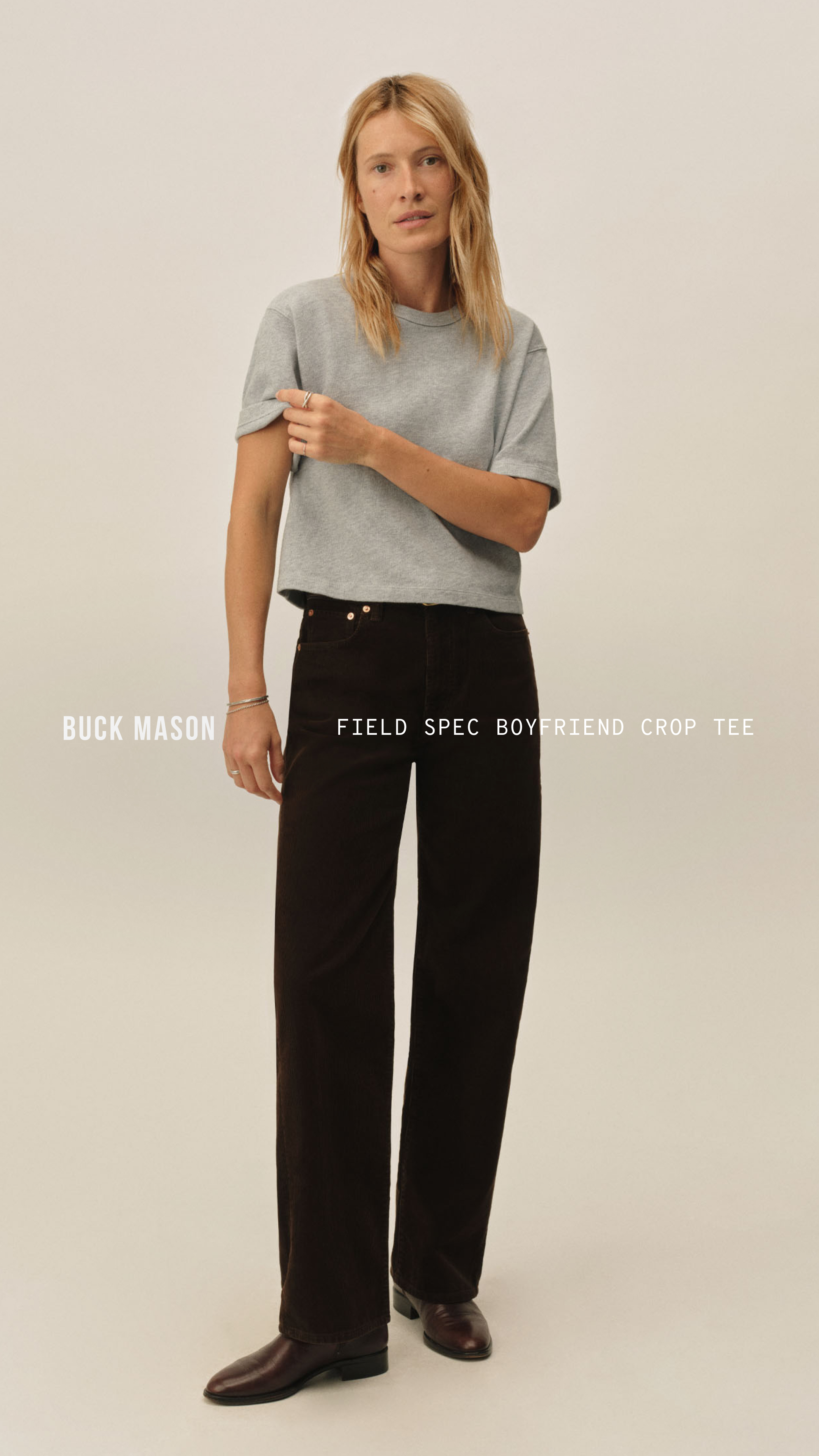 Buck Mason Women's Facebook ad