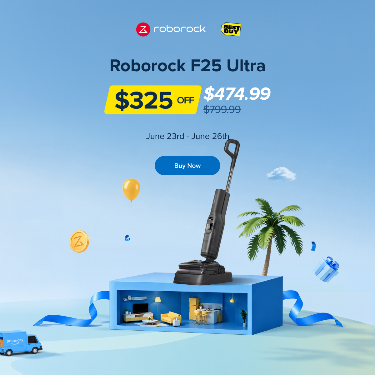 Roborock Facebook ad from Jun 23, 2026