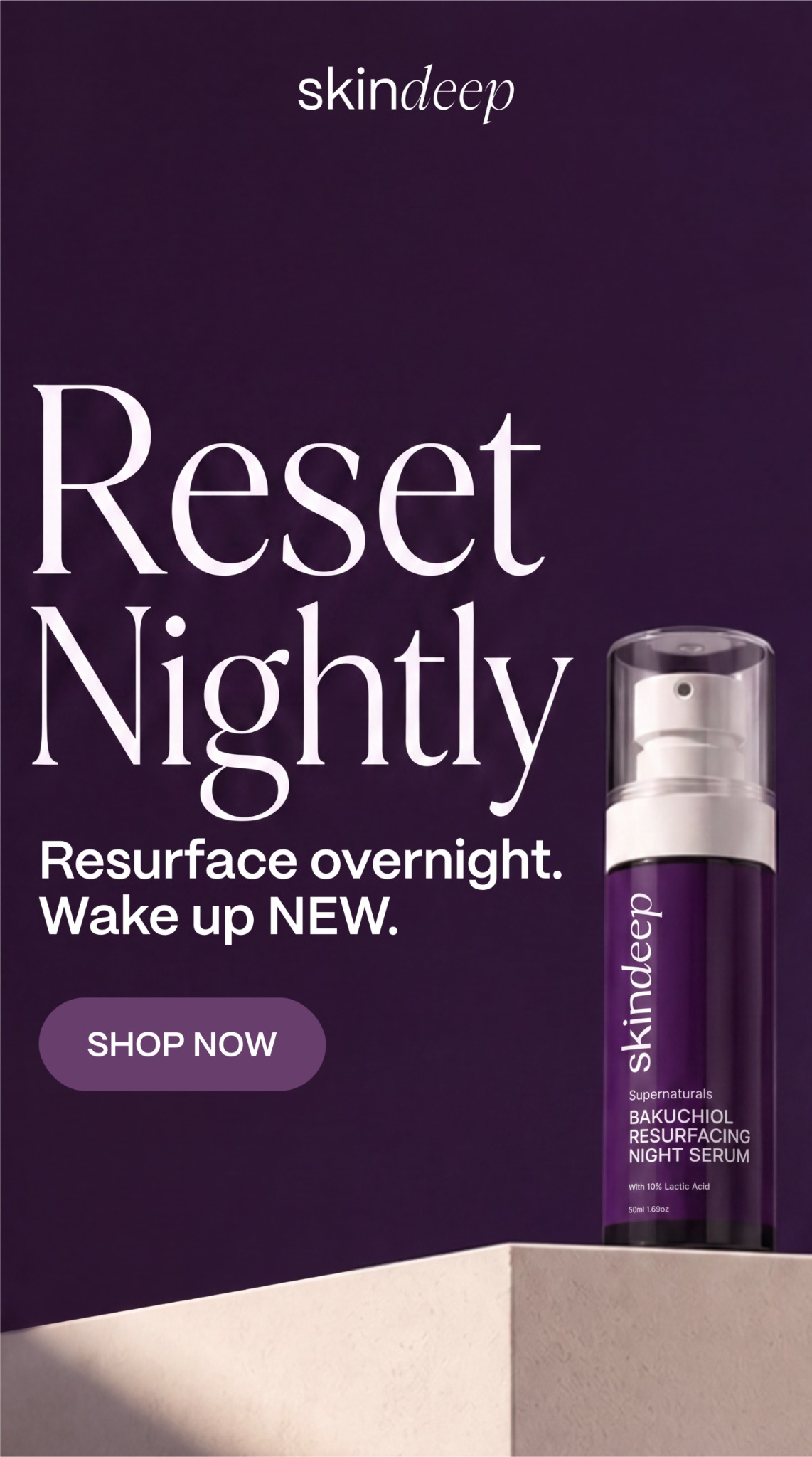 Skin Deep Facebook ad