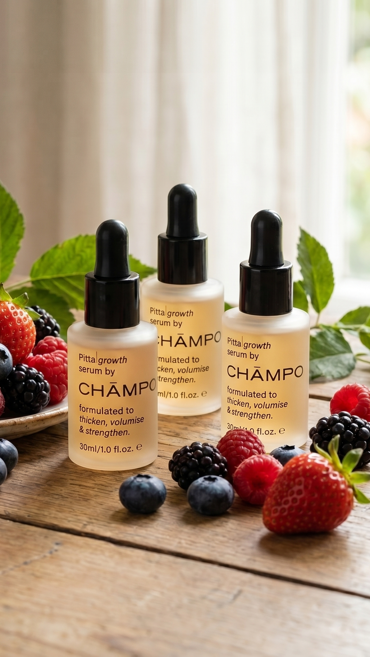Chāmpo Haircare Facebook ad