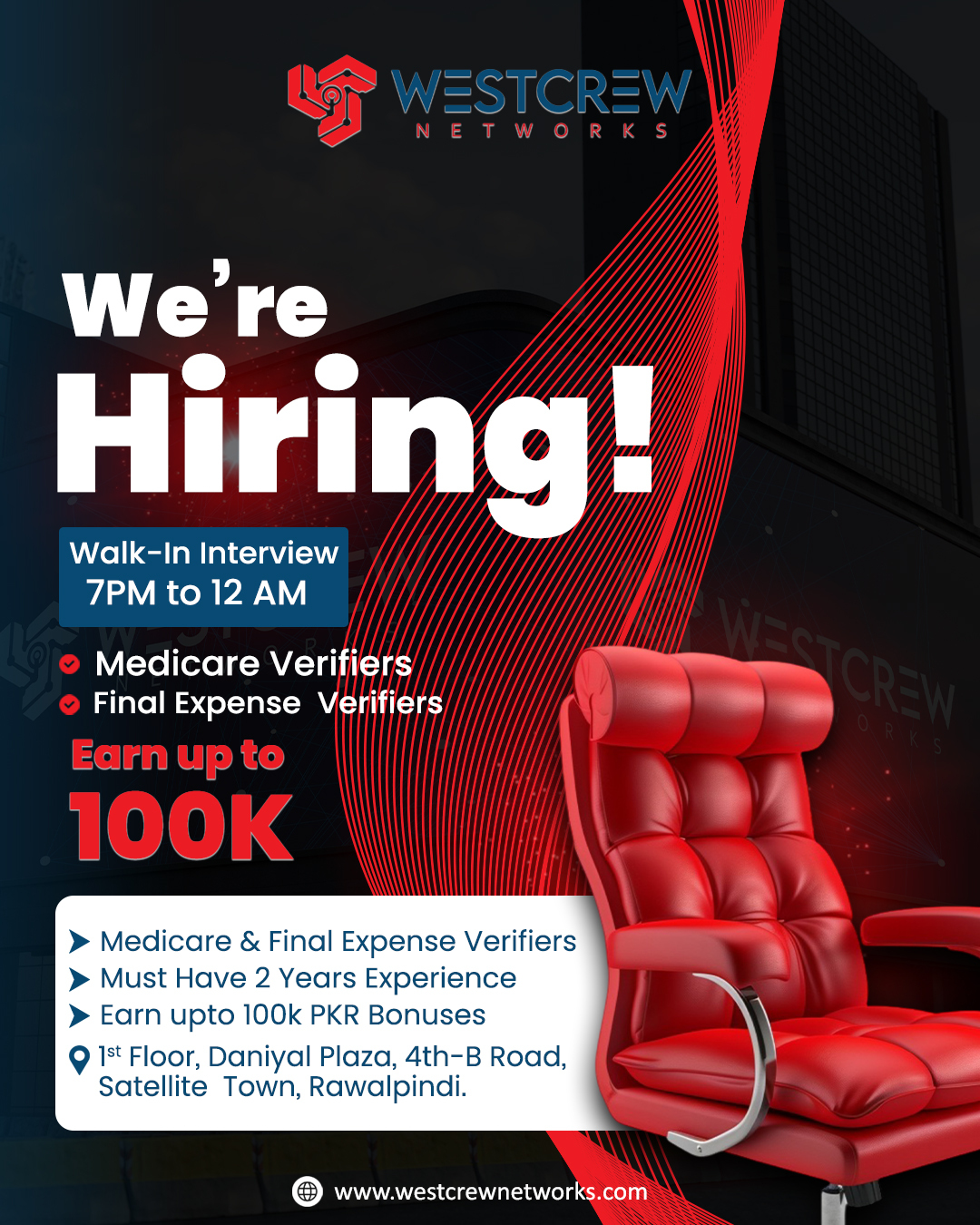 Westcrew Networks Facebook ad from Feb 13, 2026