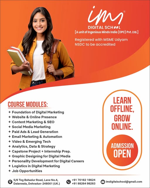 IM Digital School  Facebook ad