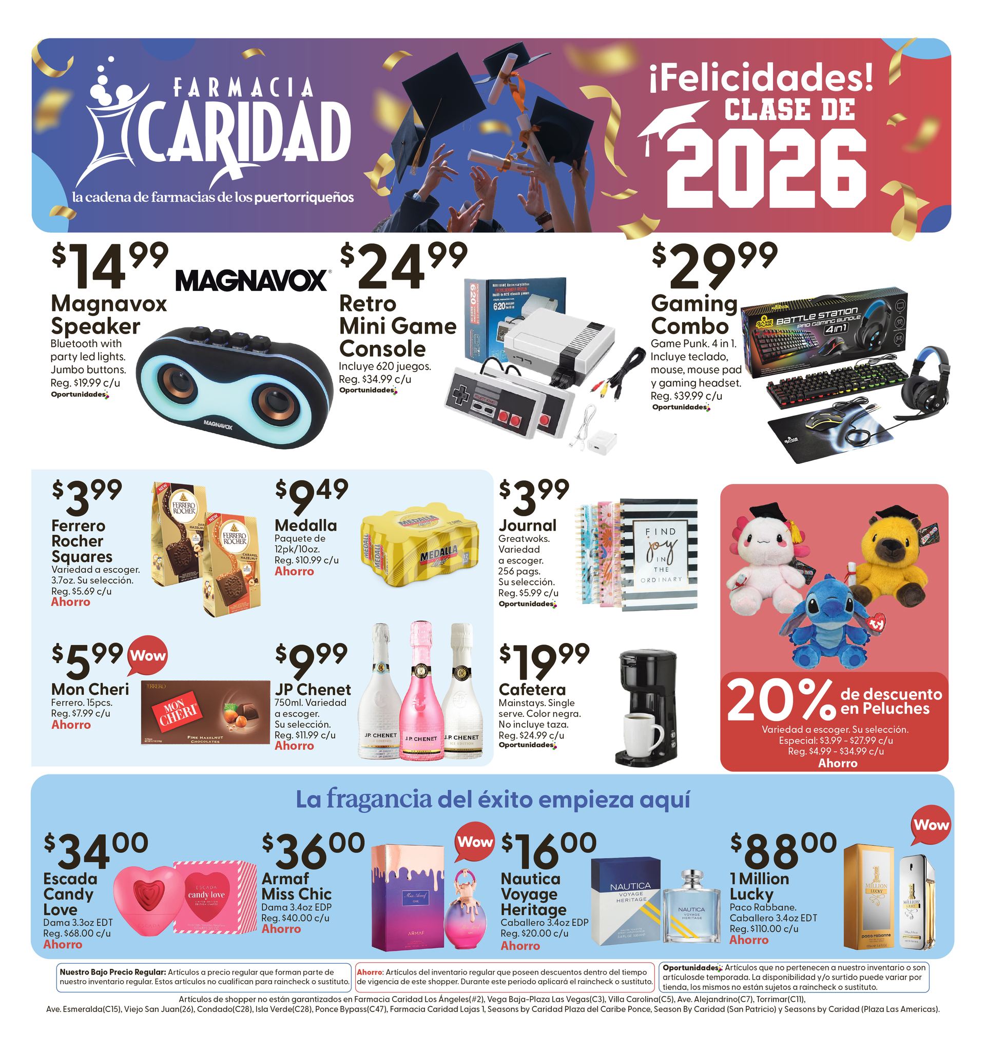 Farmacia Caridad Facebook ad: Años de esfuerzo, sacrificio y orgullo… todo se…