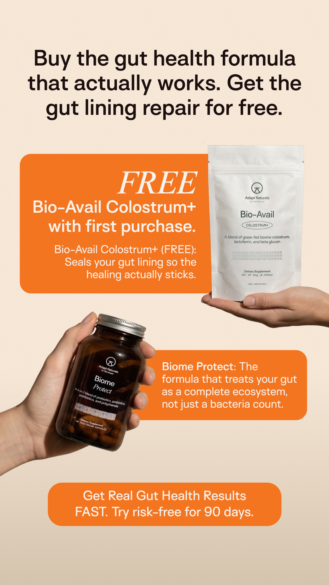 Adapt Naturals Facebook ad