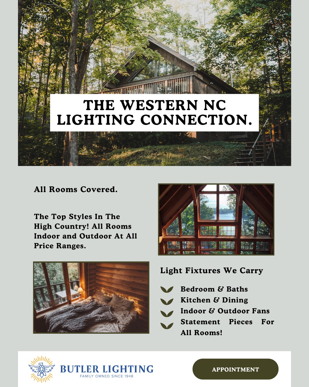 Butler Lighting Facebook ad