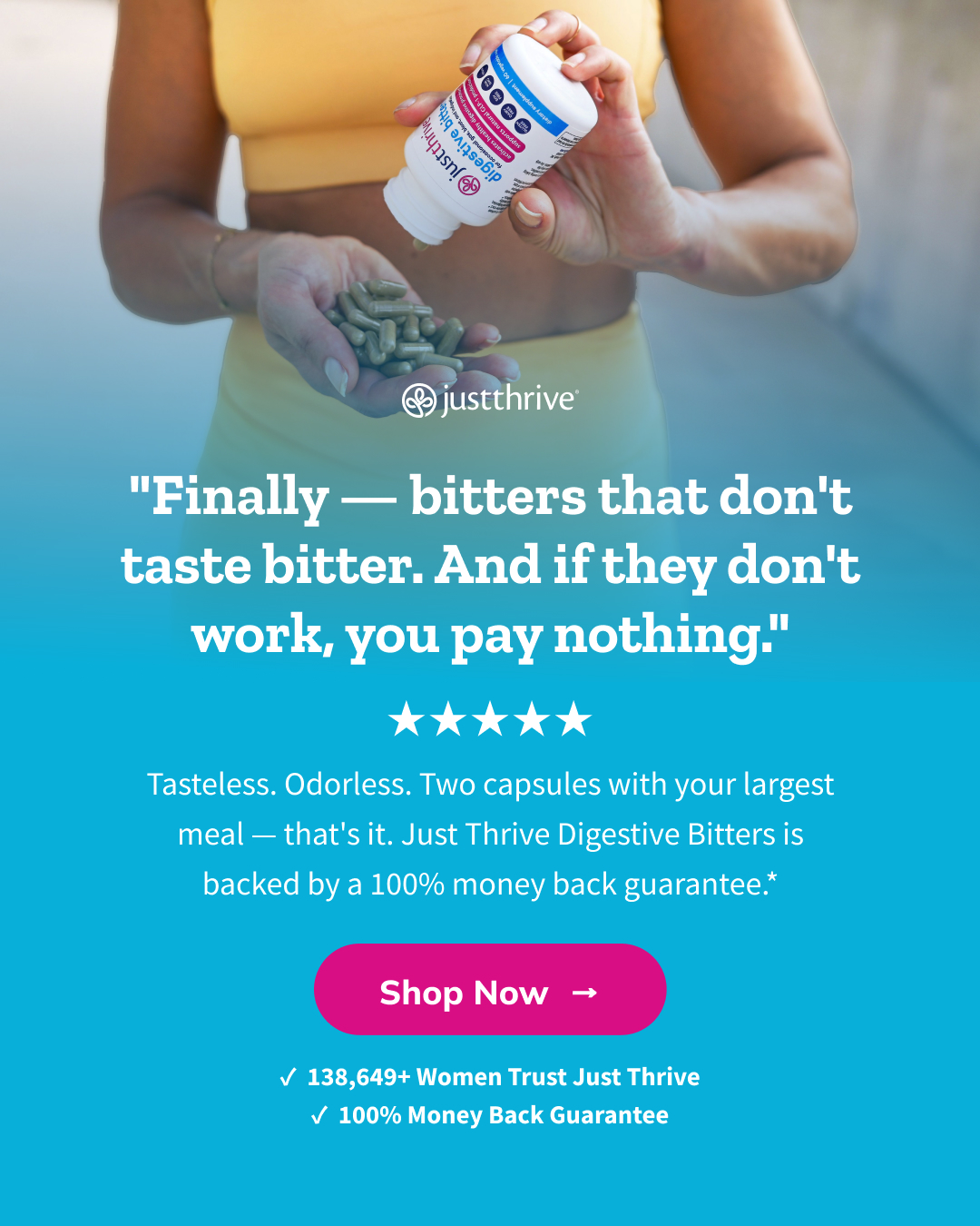 Just Thrive Facebook ad