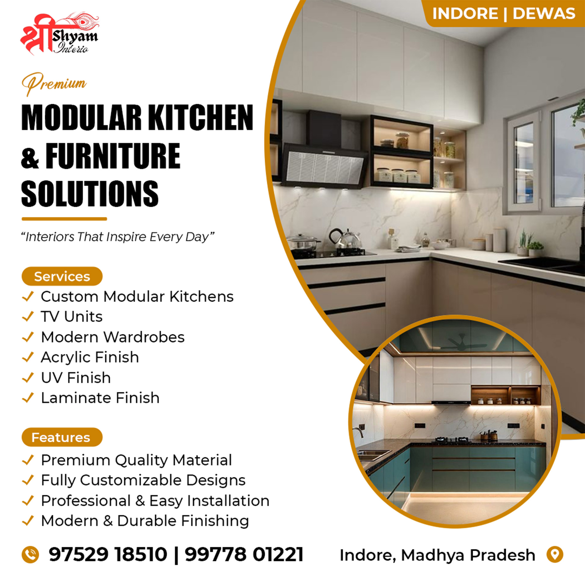 shree shyam interior Facebook ad: Interior Design & Work