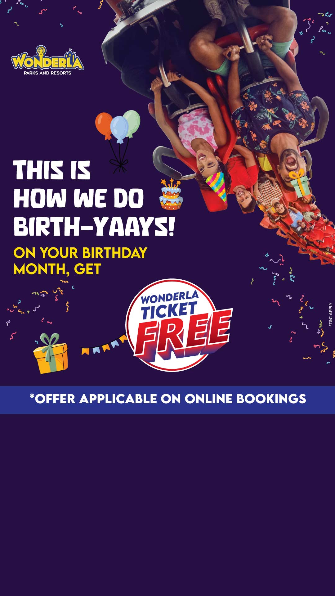 Wonderla Facebook ad