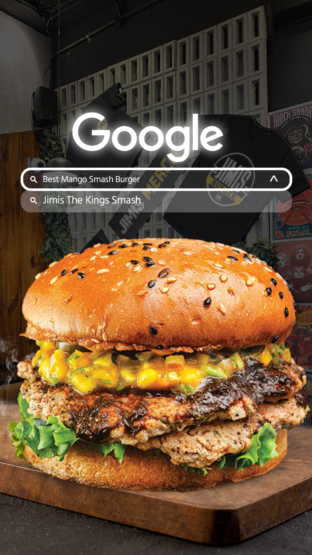 Jimis Burger Facebook ad from May 12, 2026