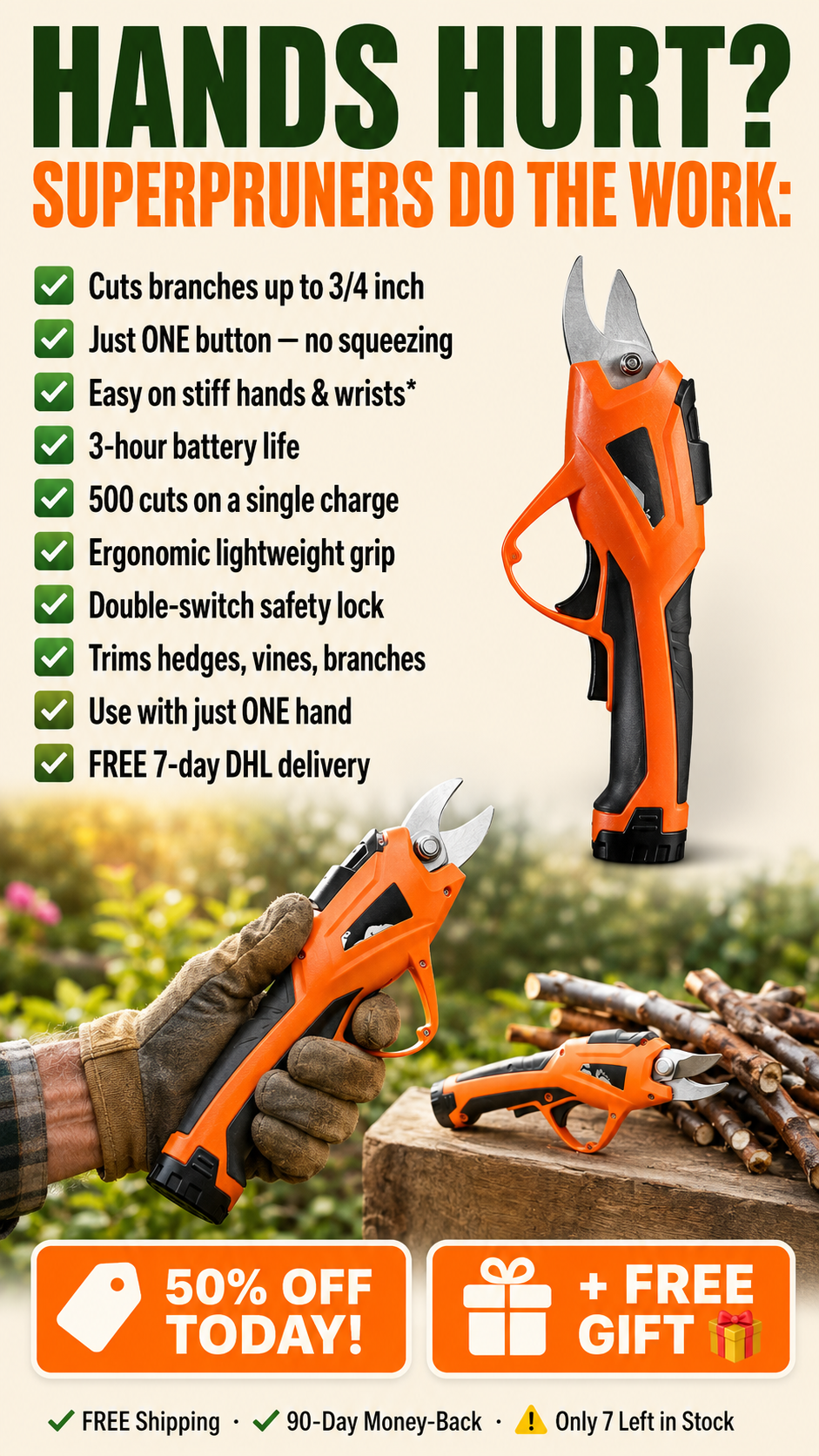 Top Deals Search Facebook ad: Your Hands Shouldn't Give Out Before Your Garden Does.*