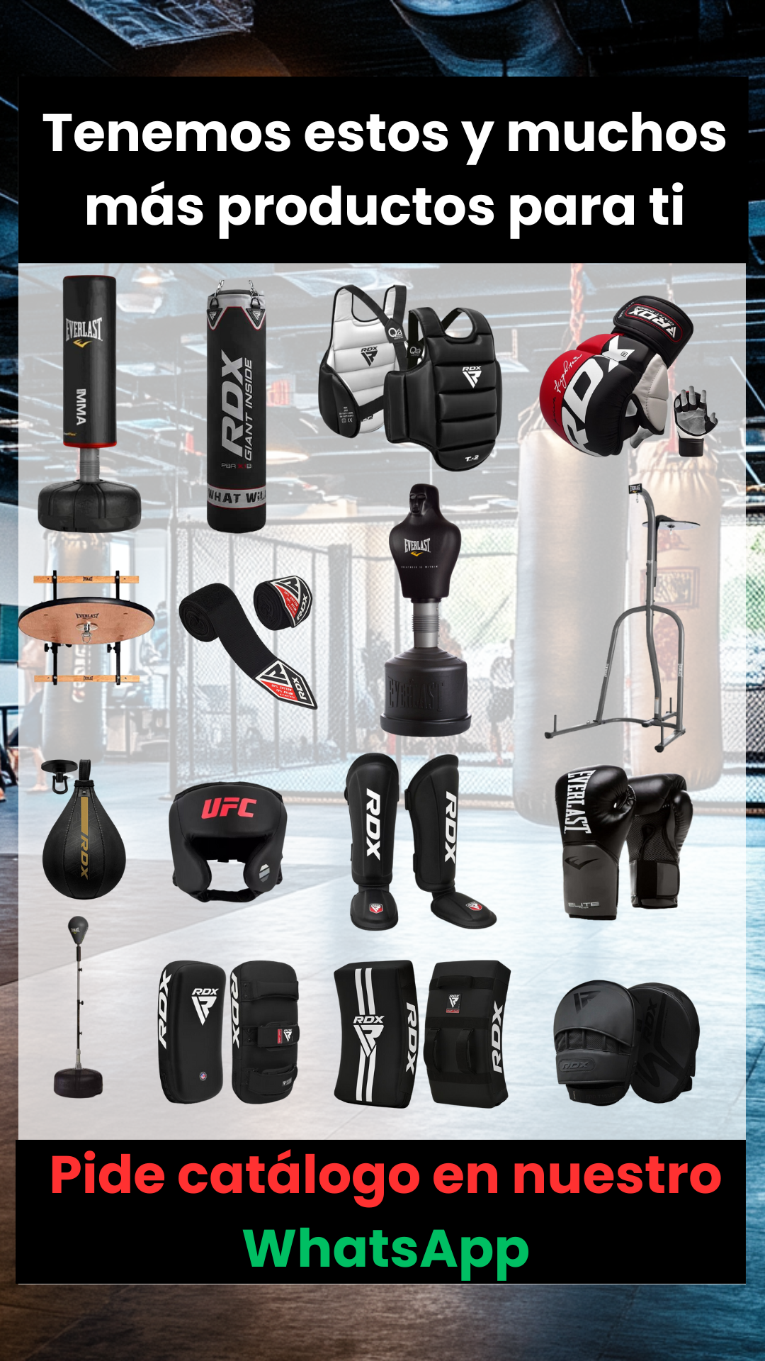 MMA Equipamientos Facebook ad from Aug 22, 2024