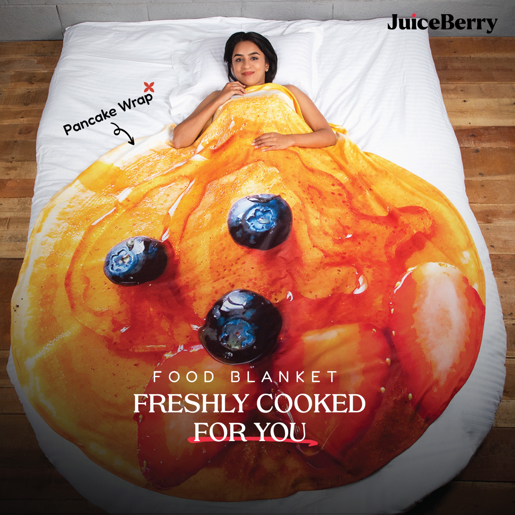 Juiceberry Lifestyle Facebook ad: These cozy fleece Throw blankets are ideal for…