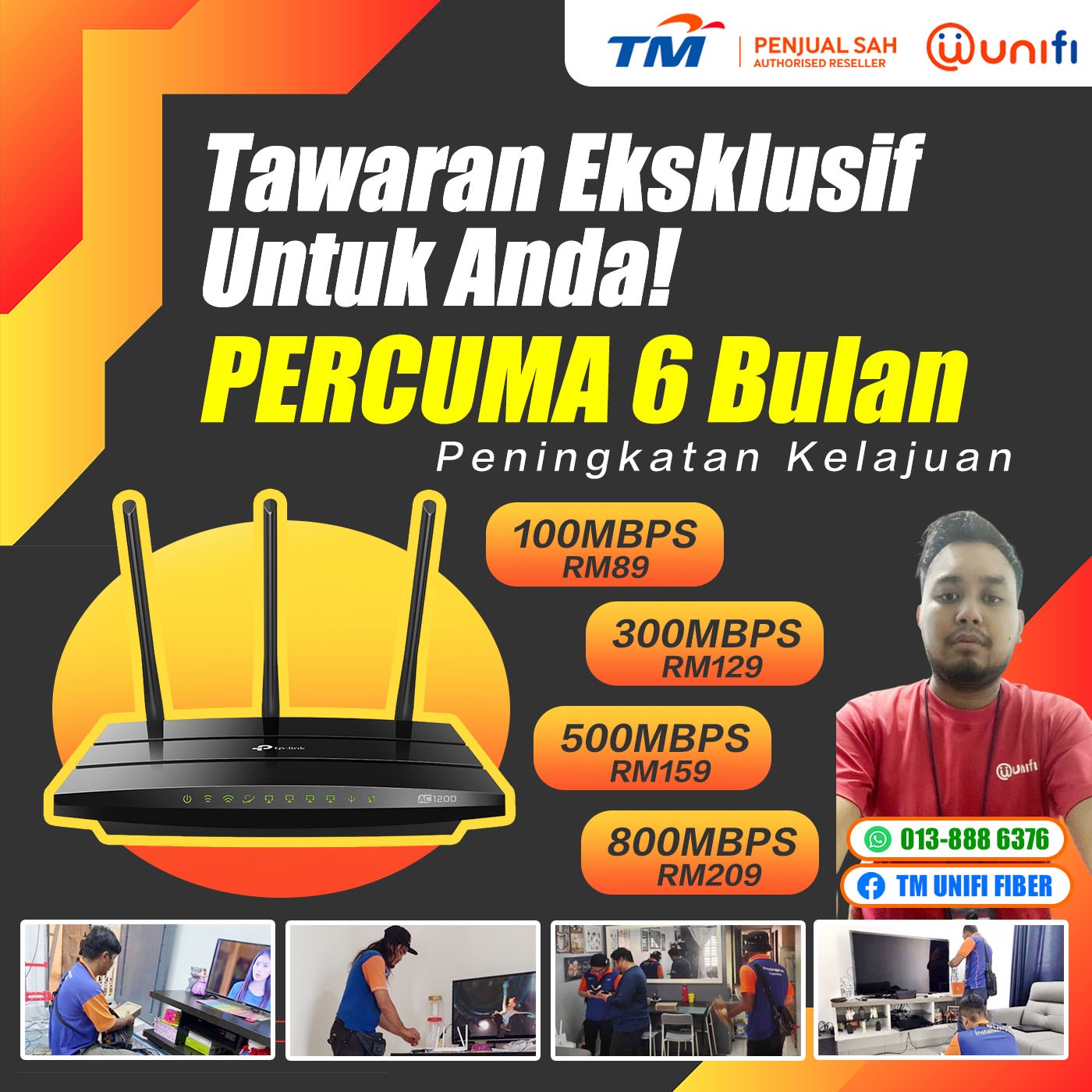 TM Unifi Facebook ad
