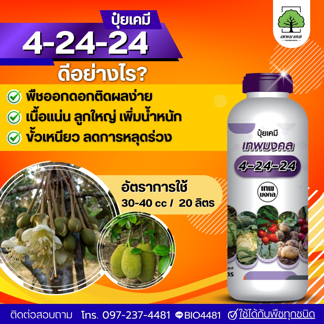 ปุ๋ยน้ำตราเทพมงคล เพื่อนแท้เกษตรกร Facebook ad