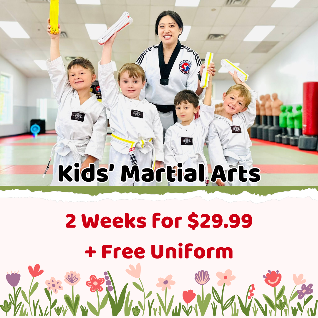 Pai's Academy of Taekwondo Saratoga Facebook ad: Spring Days Your Kids Will Remember