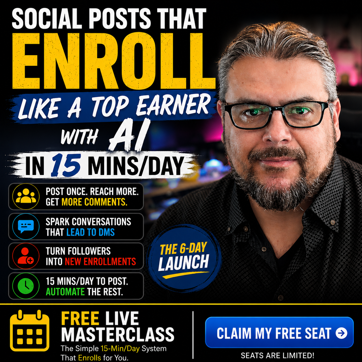 Attraction Marketing Facebook ad