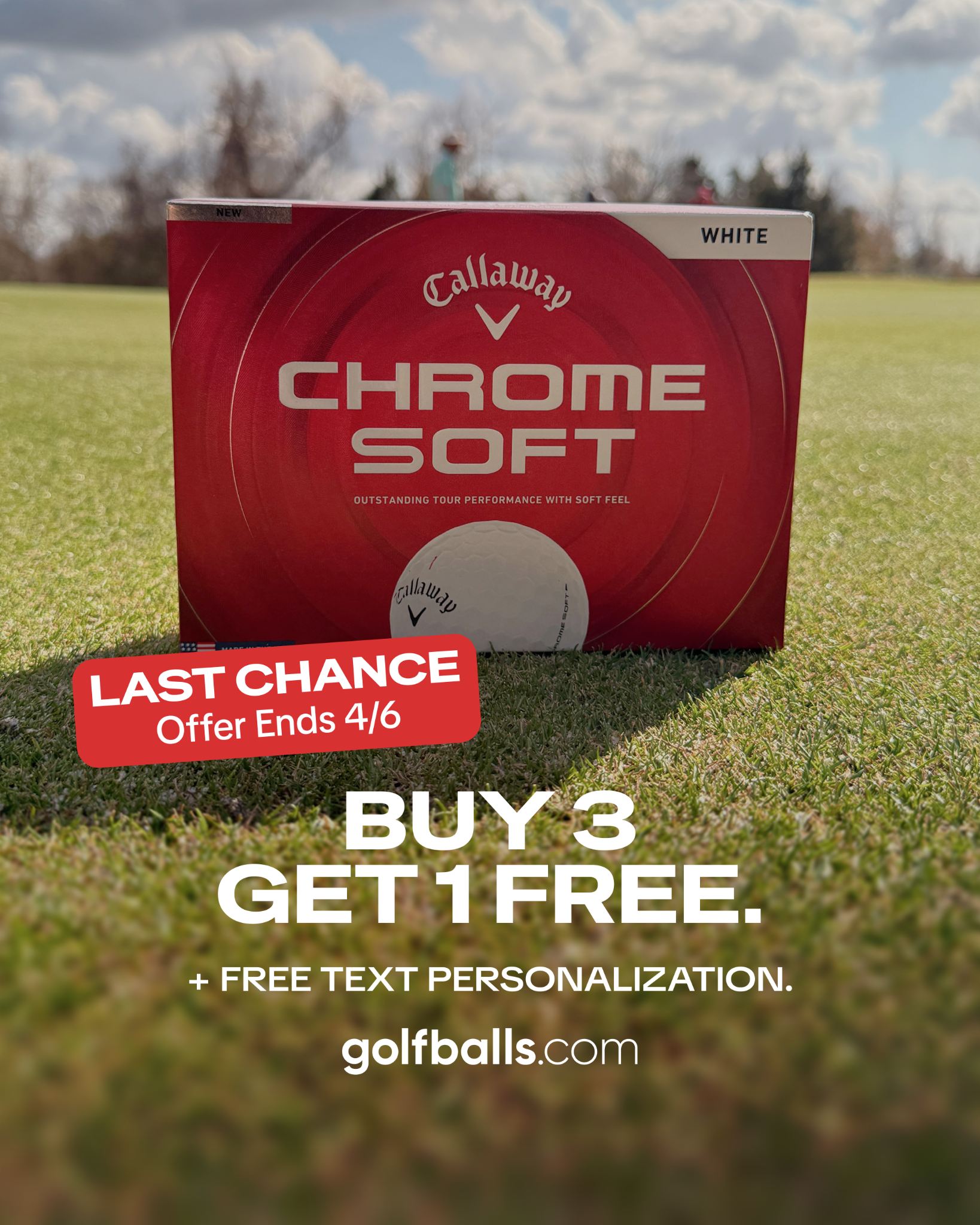Golfballs.com Facebook ad