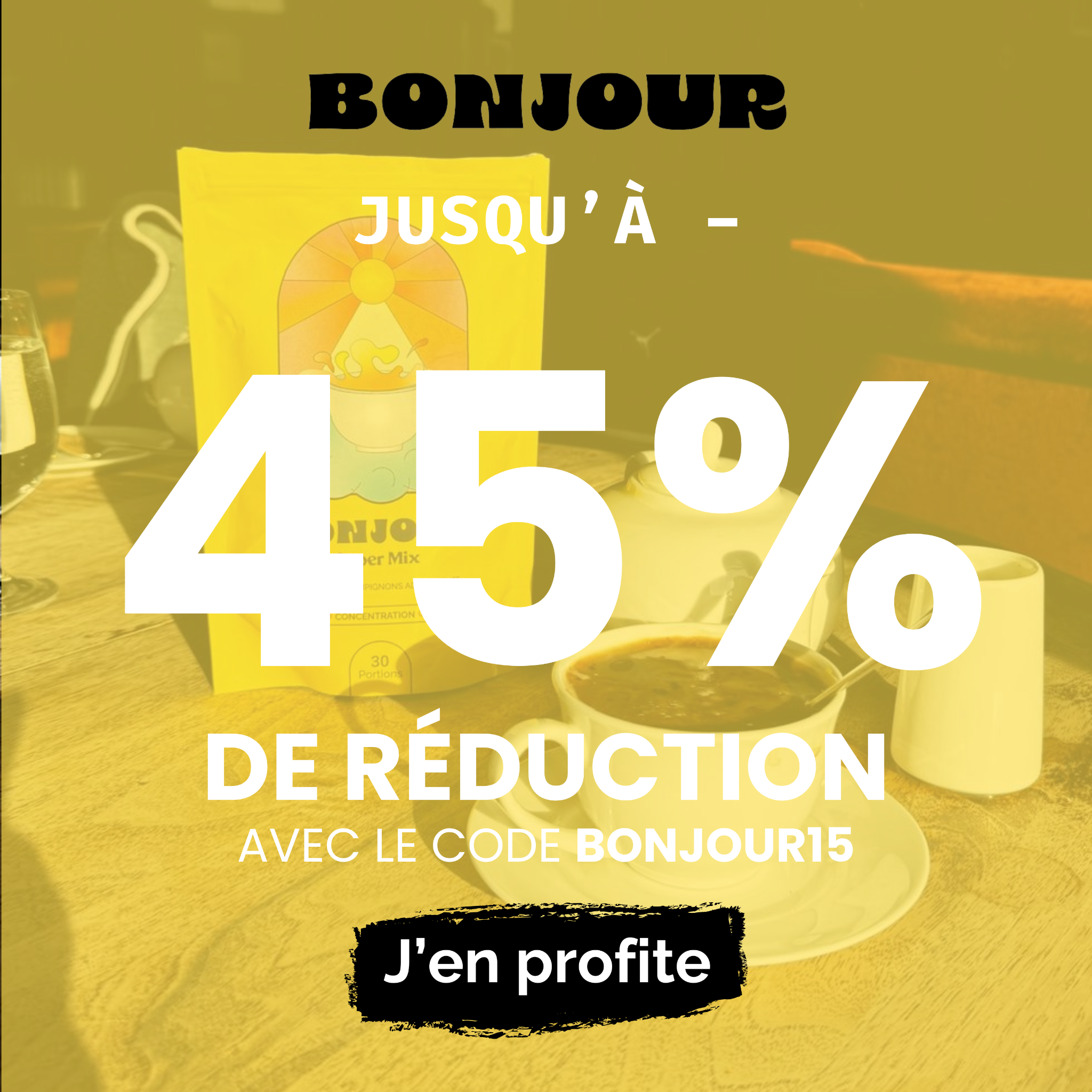 Bonjour Facebook ad