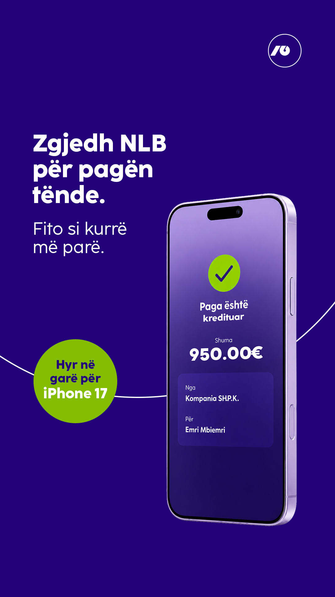NLB Banka sh.a. Prishtinë Facebook ad from Jul 7, 2026