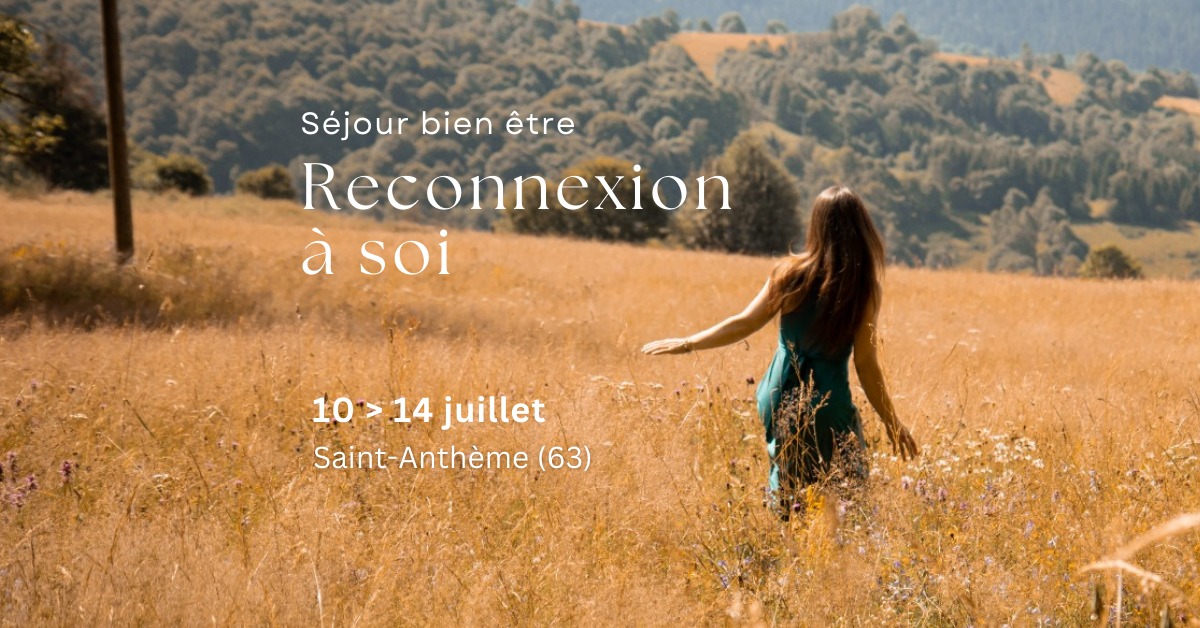 Sous le charme - Événements bien etre Facebook ad: Séjour bien-être d'été: Reconnexion à soi