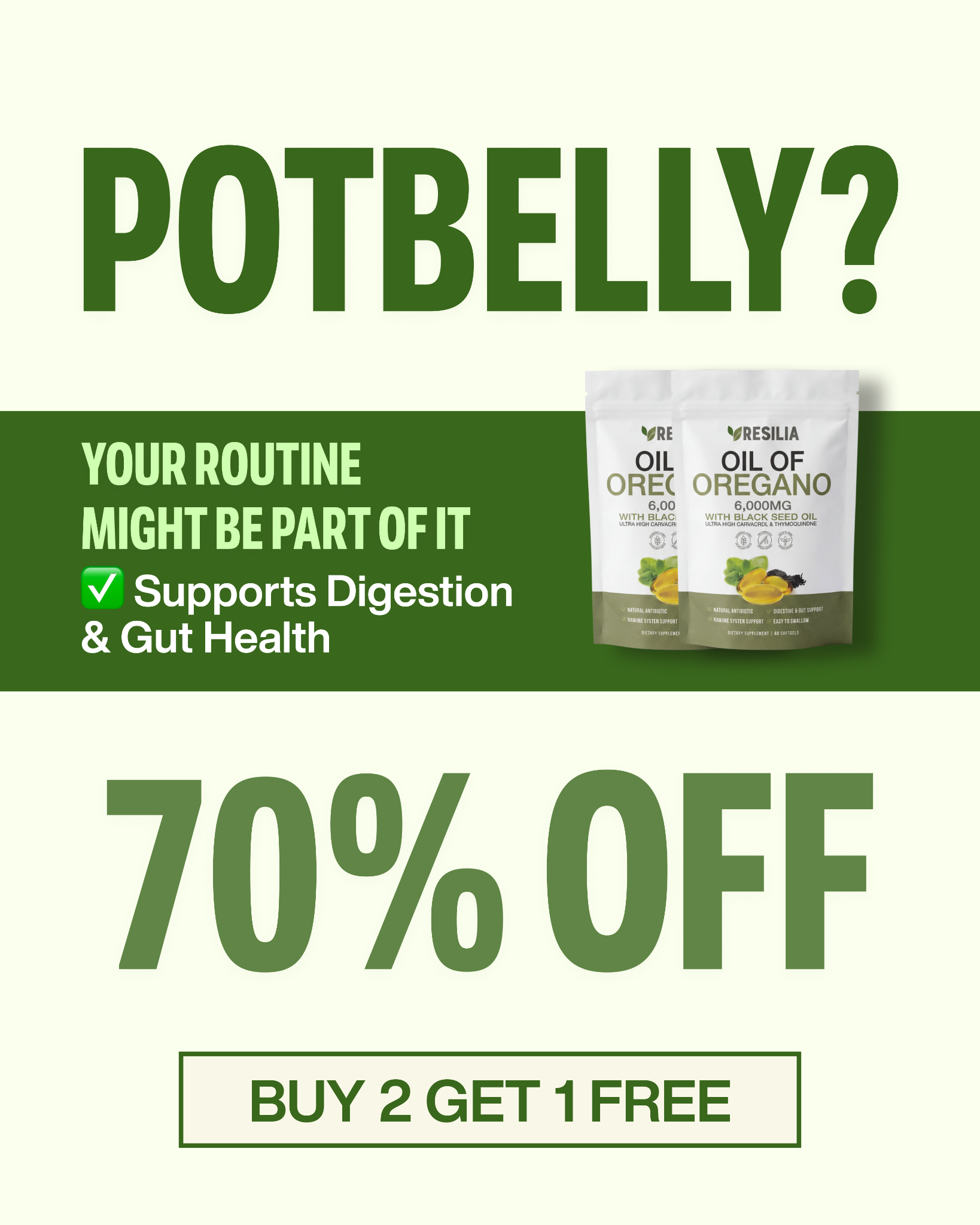 Belly Better Daily Facebook ad