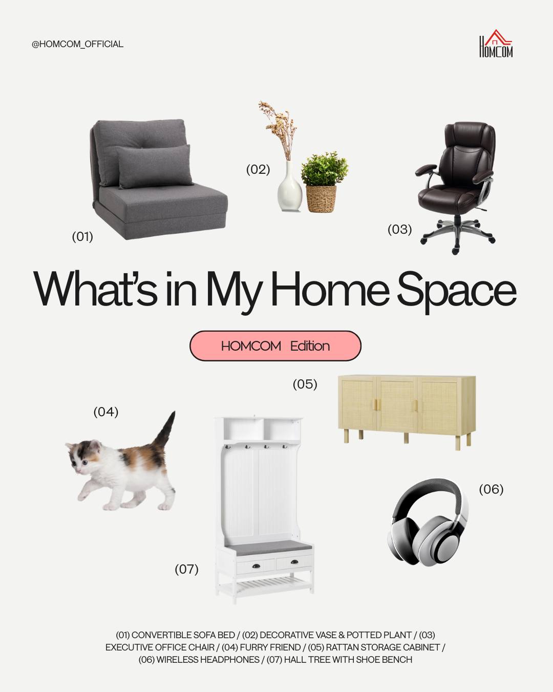 HOMCOM Facebook ad: What’s in our ideal home space?