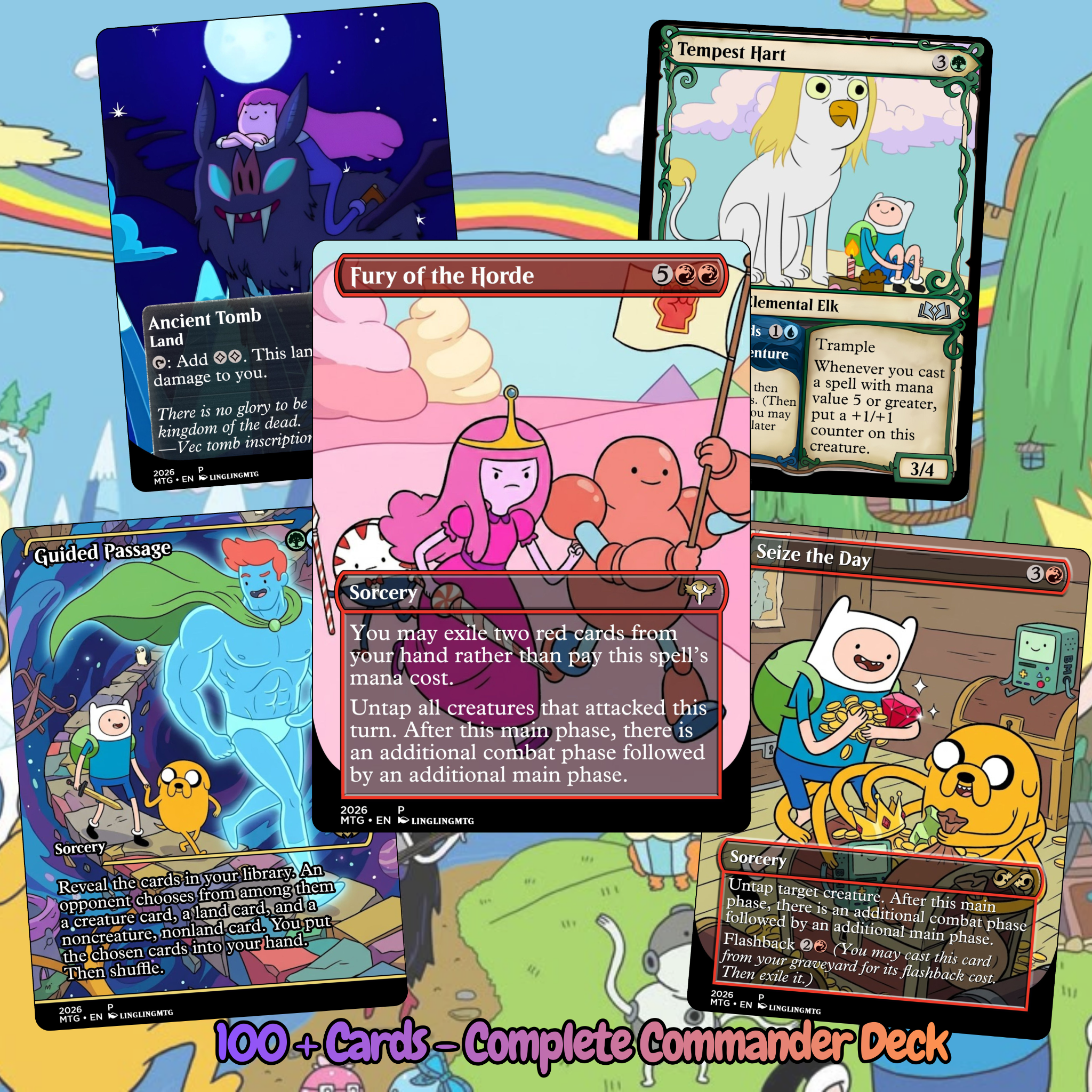 MTGproxyhub Facebook ad: Jake the Dog is now a Magic card and I need it immediately