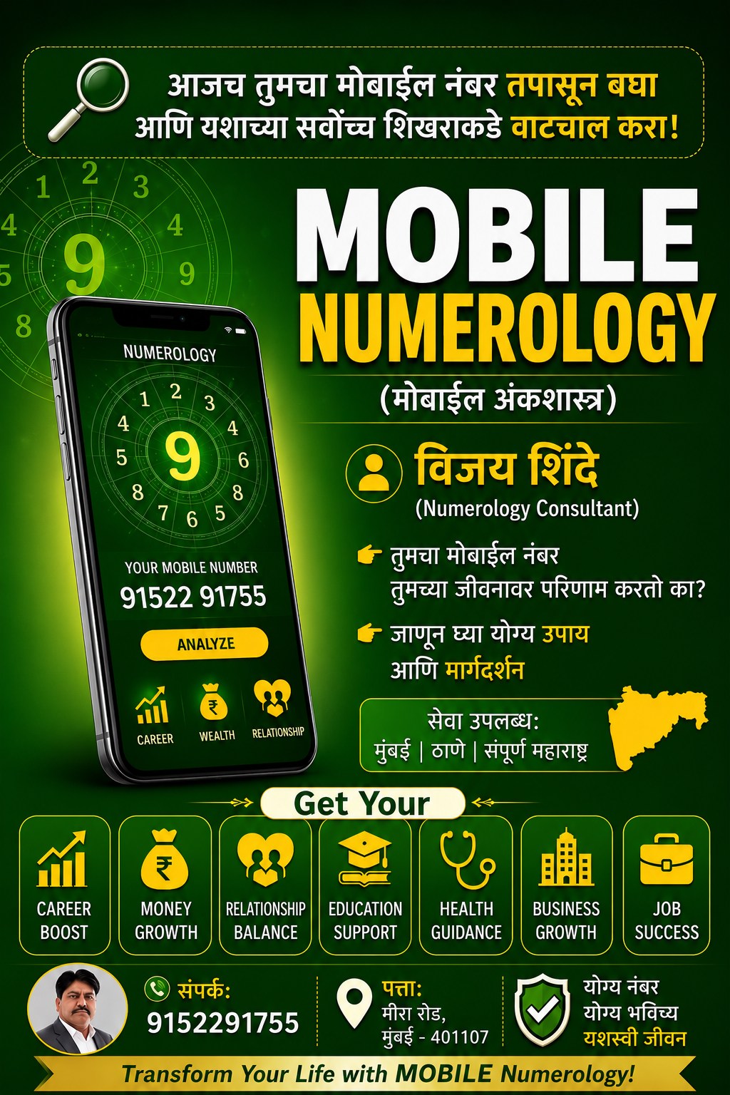 Ankyog Mobile Numerology Facebook ad: 𝗧𝗿𝗮𝗻𝘀𝗳𝗼𝗿𝗺 𝗬𝗼𝘂𝗿 𝗟𝗶𝗳𝗲 𝘄𝗶𝘁𝗵 MOBILE…