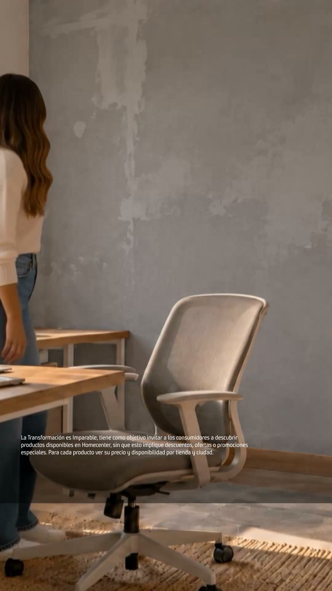 Homecenter Facebook ad: Nuevo color a tus paredes