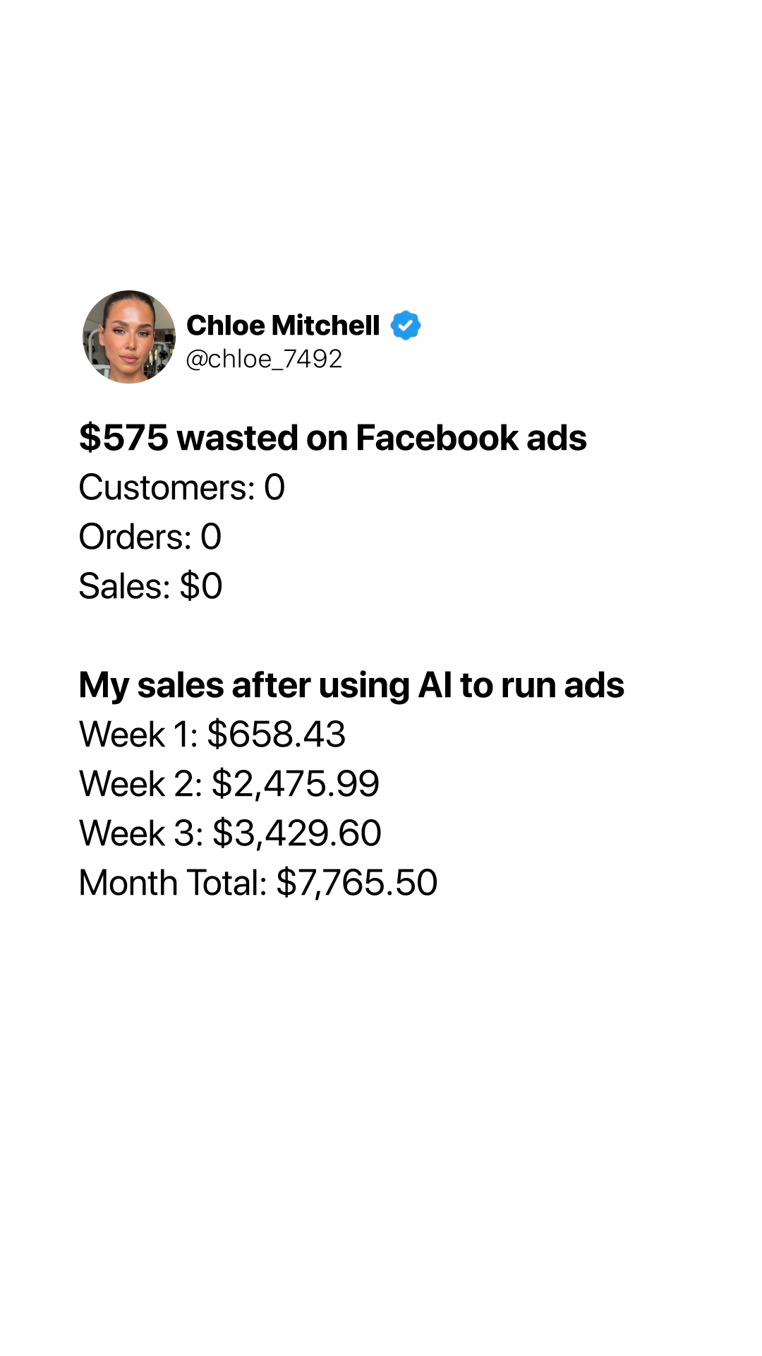 Zeely Facebook ad