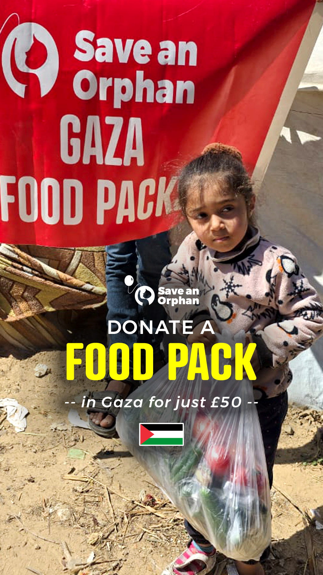 Save An Orphan Facebook ad