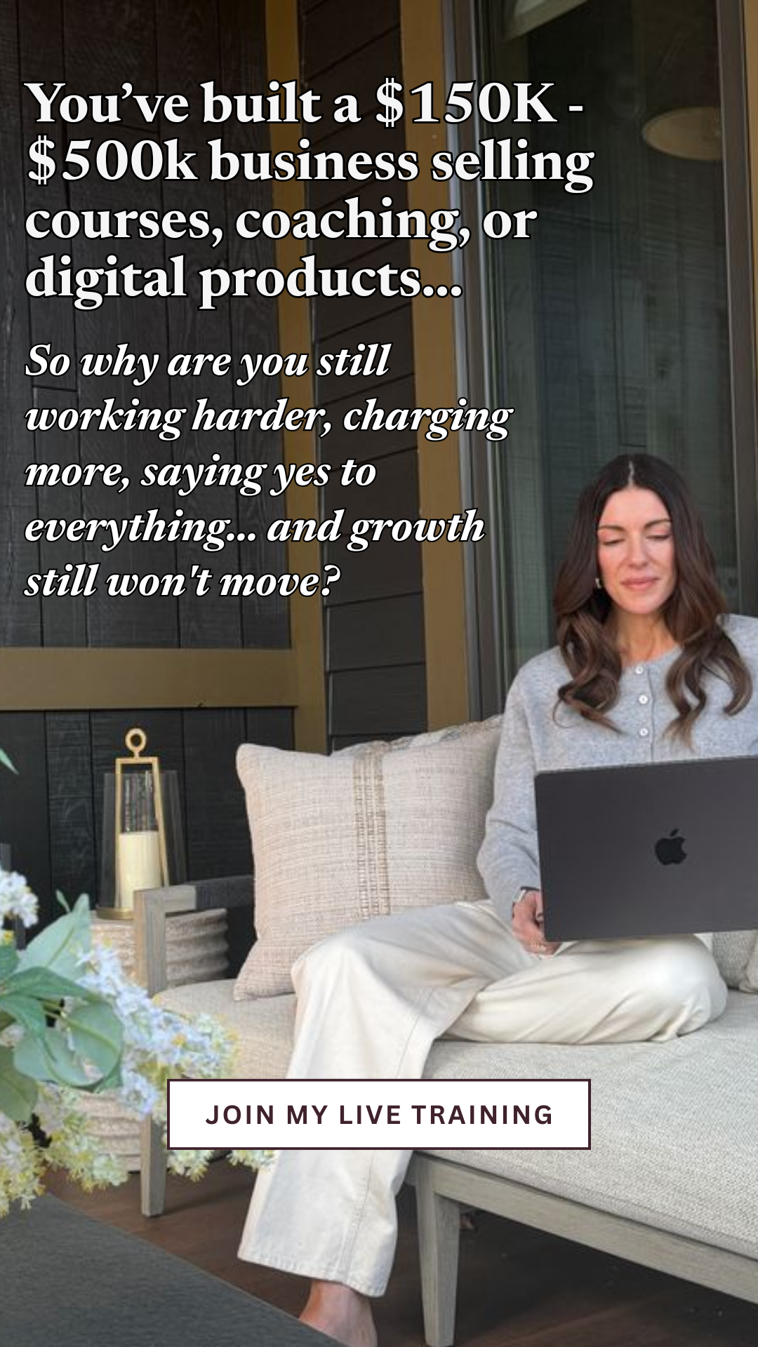 Amy Porterfield Facebook ad