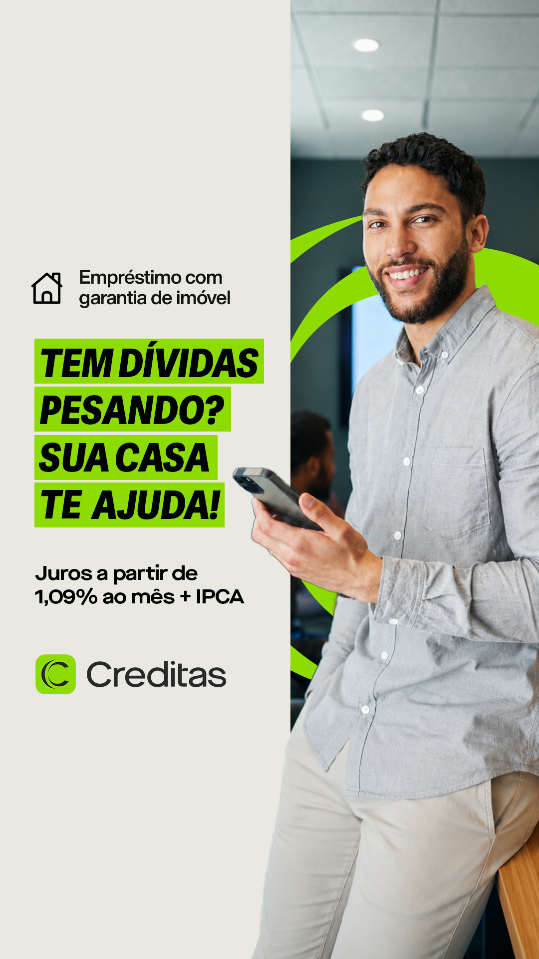 Creditas Facebook ad