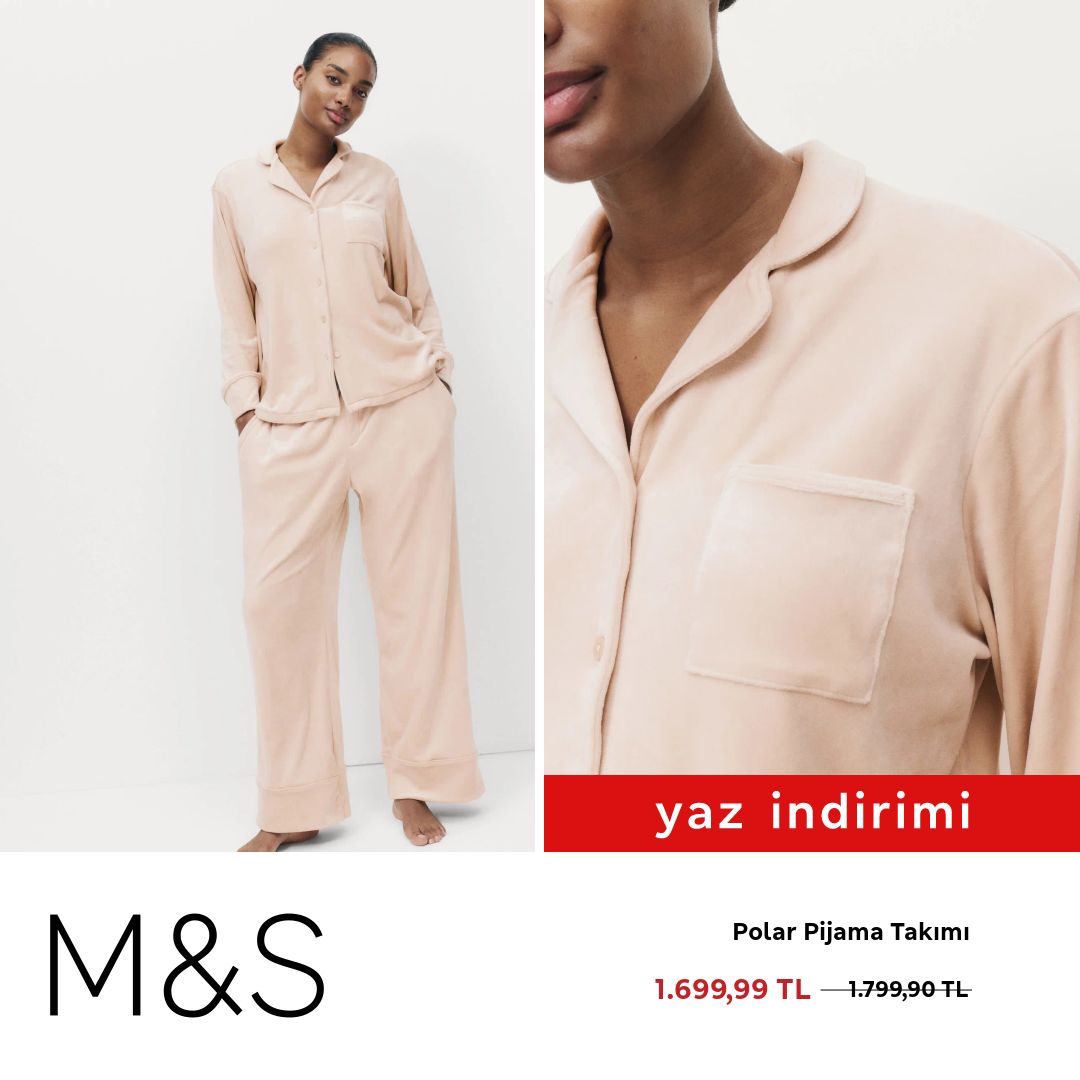 Marks and Spencer Facebook ad: M&S'te İndirimli Ürünleri Keşfedin, Yaz Stilinizi…