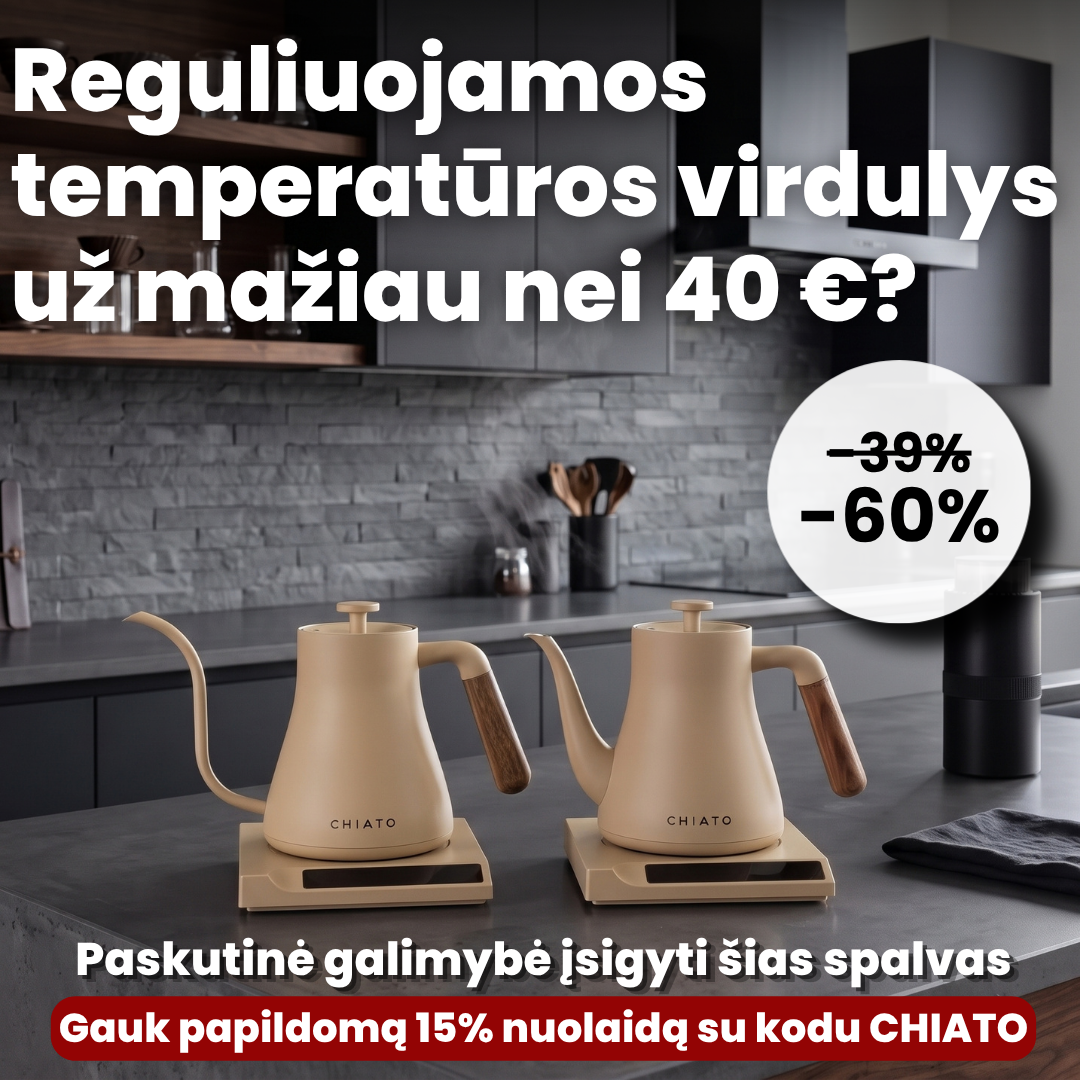 Kavos Draugas Facebook ad: Iki -60% + kodas: CHIATO