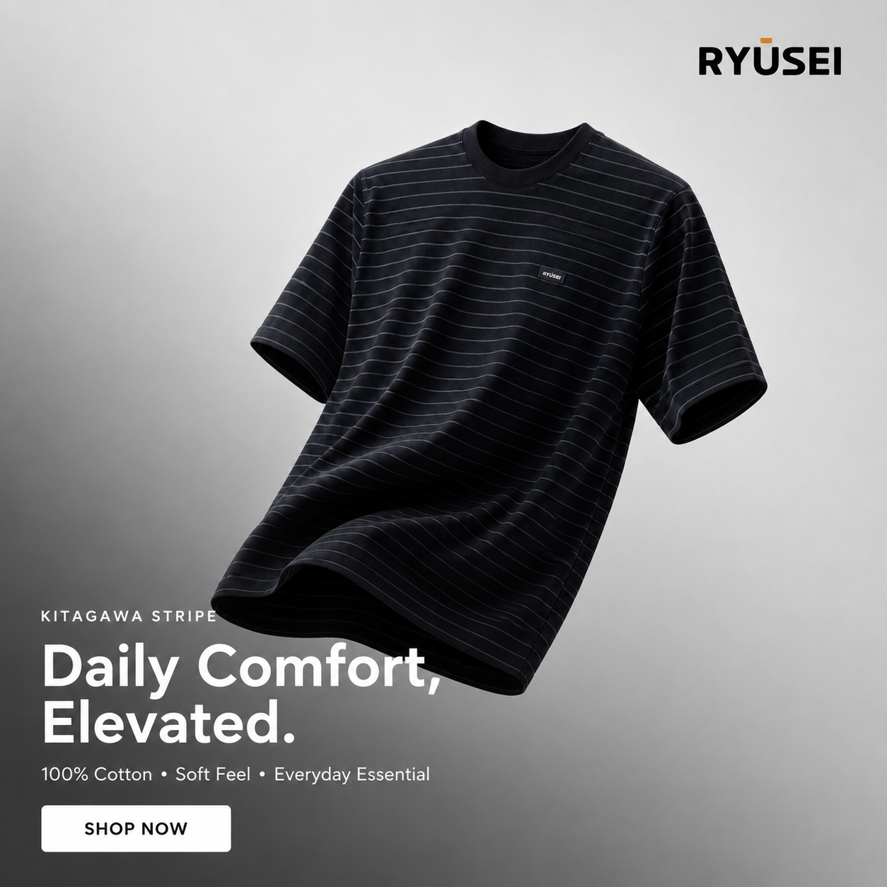 Ryusei Facebook ad: Tshirt Stripe Best Seller