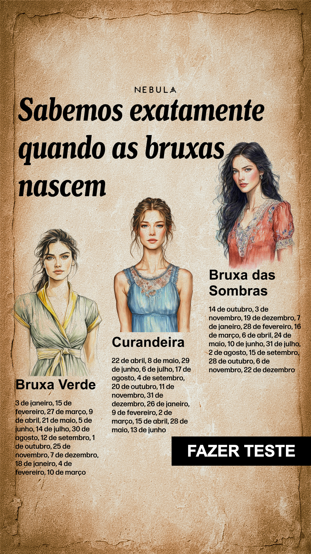 Nebula: Witch Power Reading Facebook ad