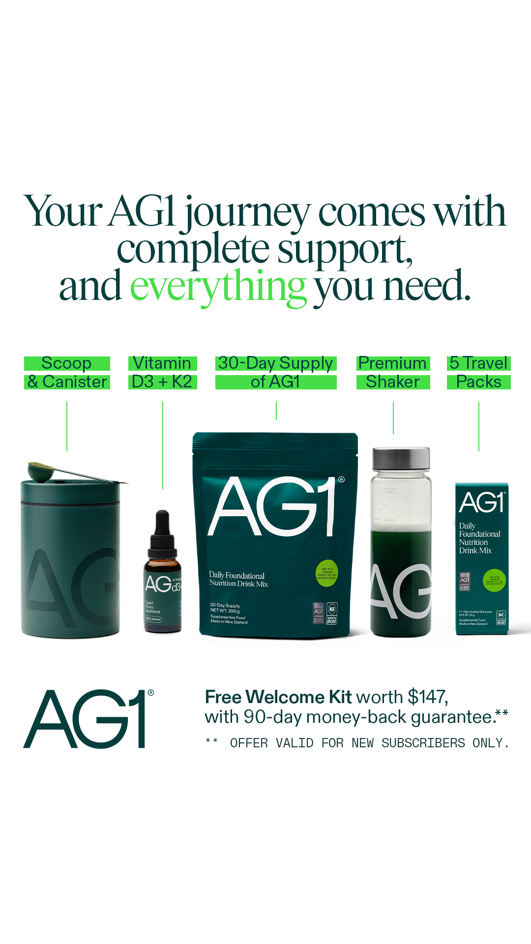 AG1 by Athletic Greens Facebook ad