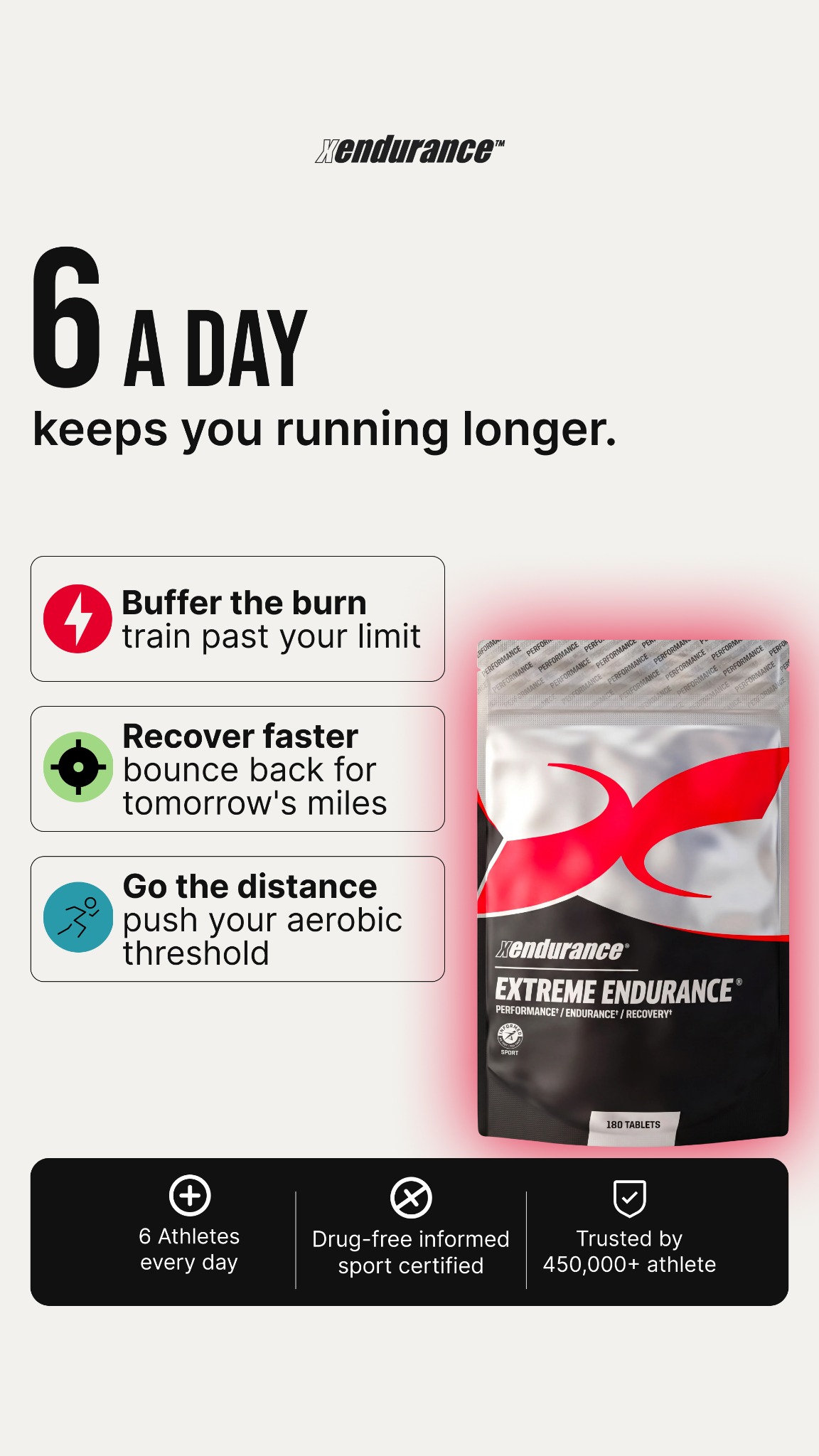 Xendurance Facebook ad from Jul 16, 2026