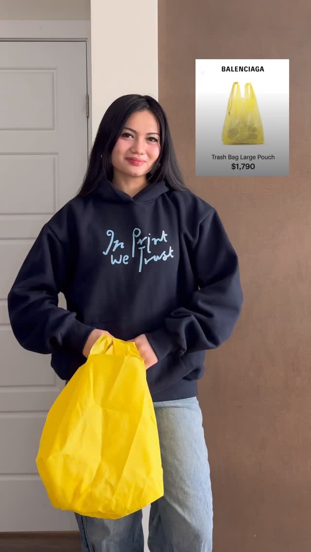 Shaynehydn Facebook ad: UNBOXING TRASH BAG hoodie from inprintwetrust.co!