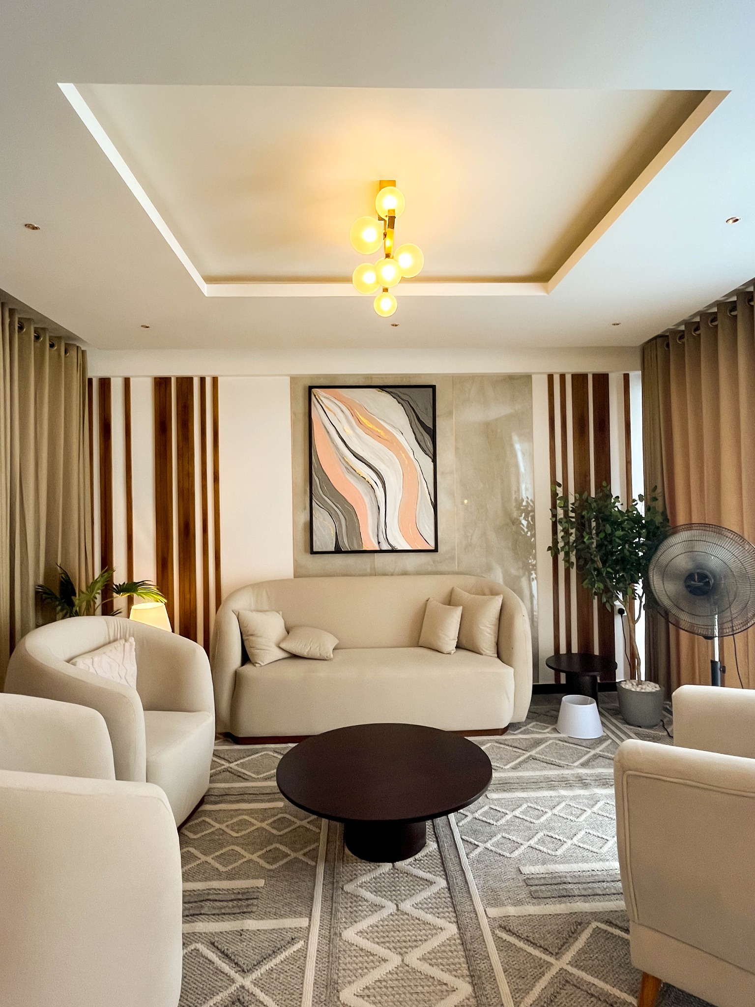 SM Interiors Facebook ad: Perfecting elegance Home interior design and fabrication…