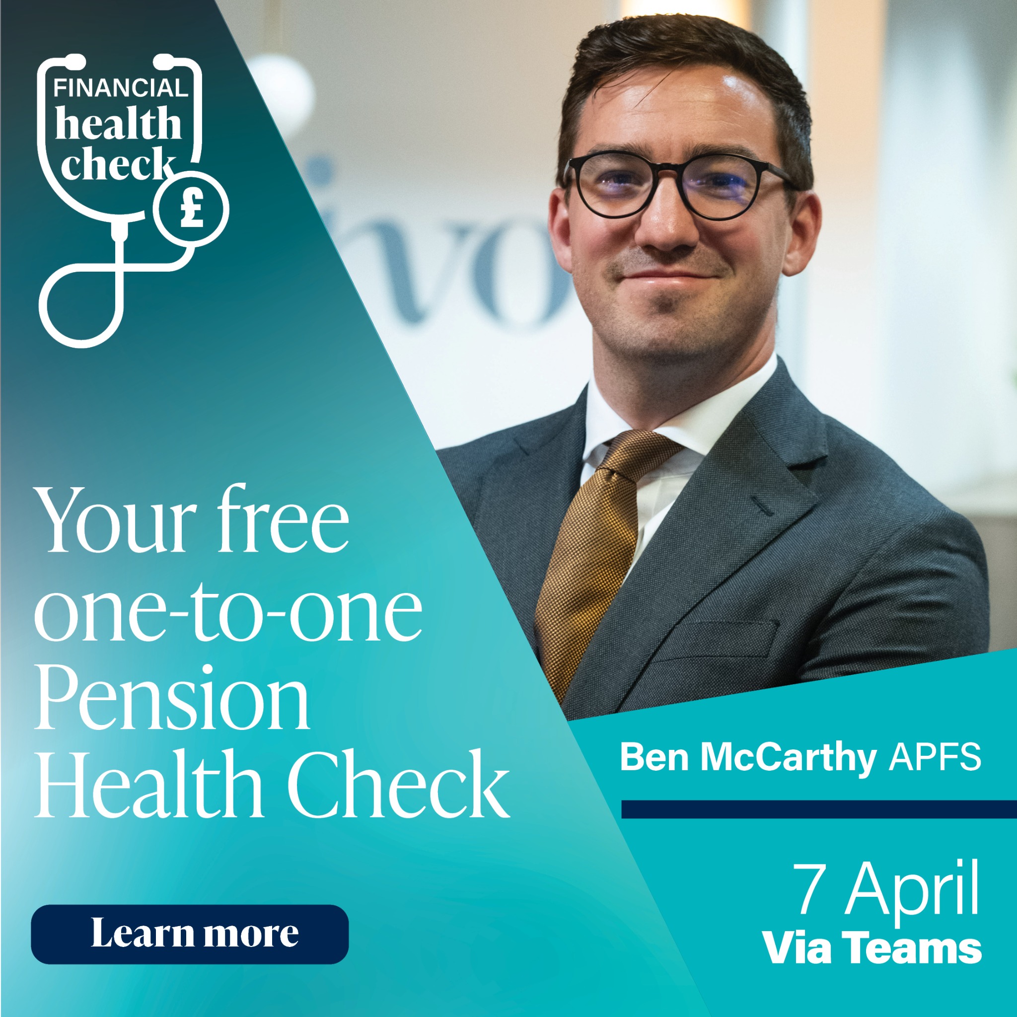 Attivo Facebook ad: Book your free Pension Health Check