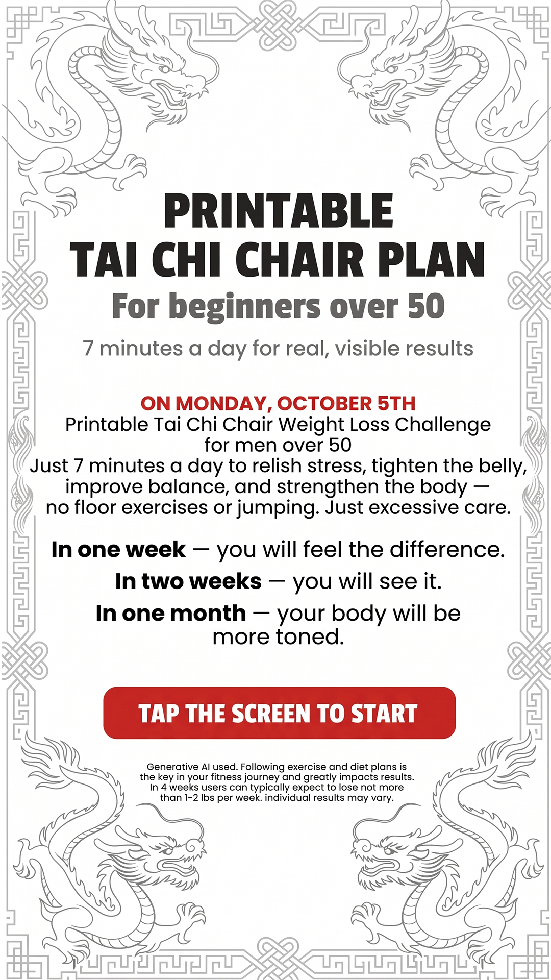 Mike's Strength Challenge Facebook ad from Oct 4, 2026