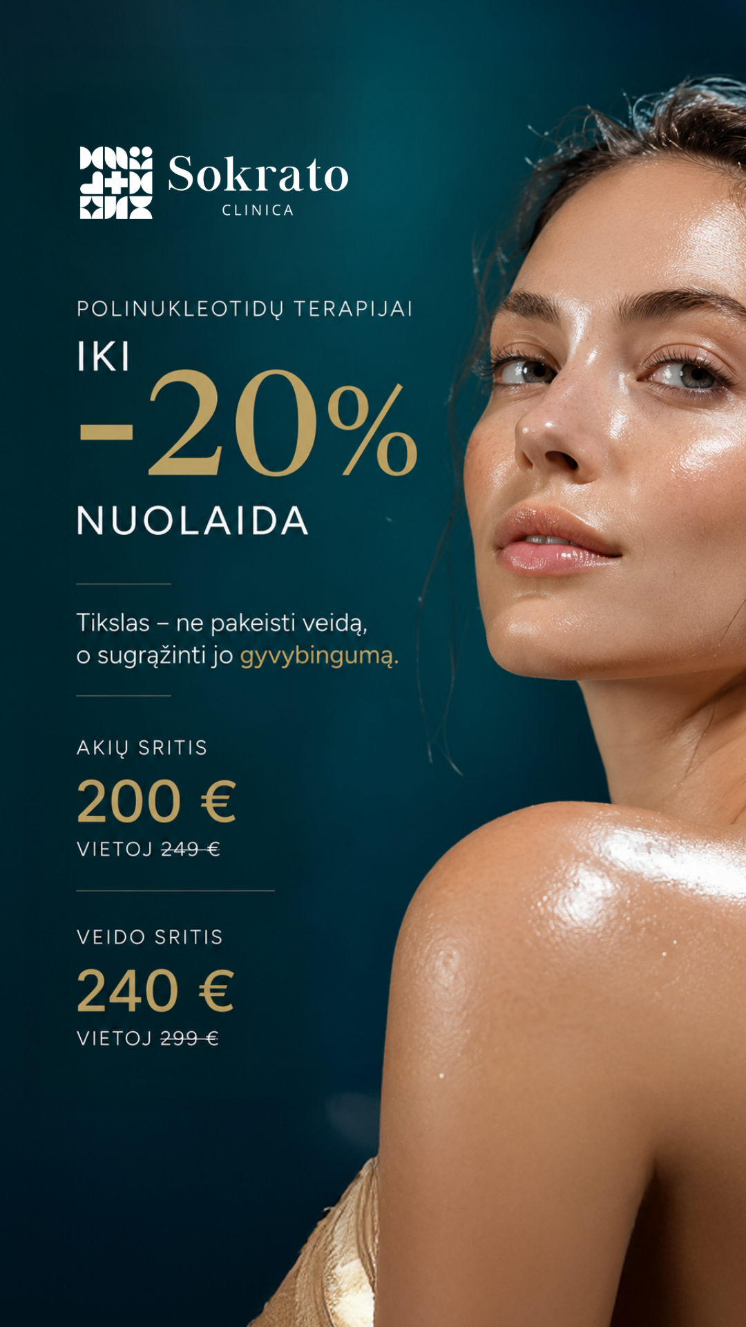 Sokrato Klinika Facebook ad: Sugrąžinkite Odai Jaunystę Ir Švytėjimą